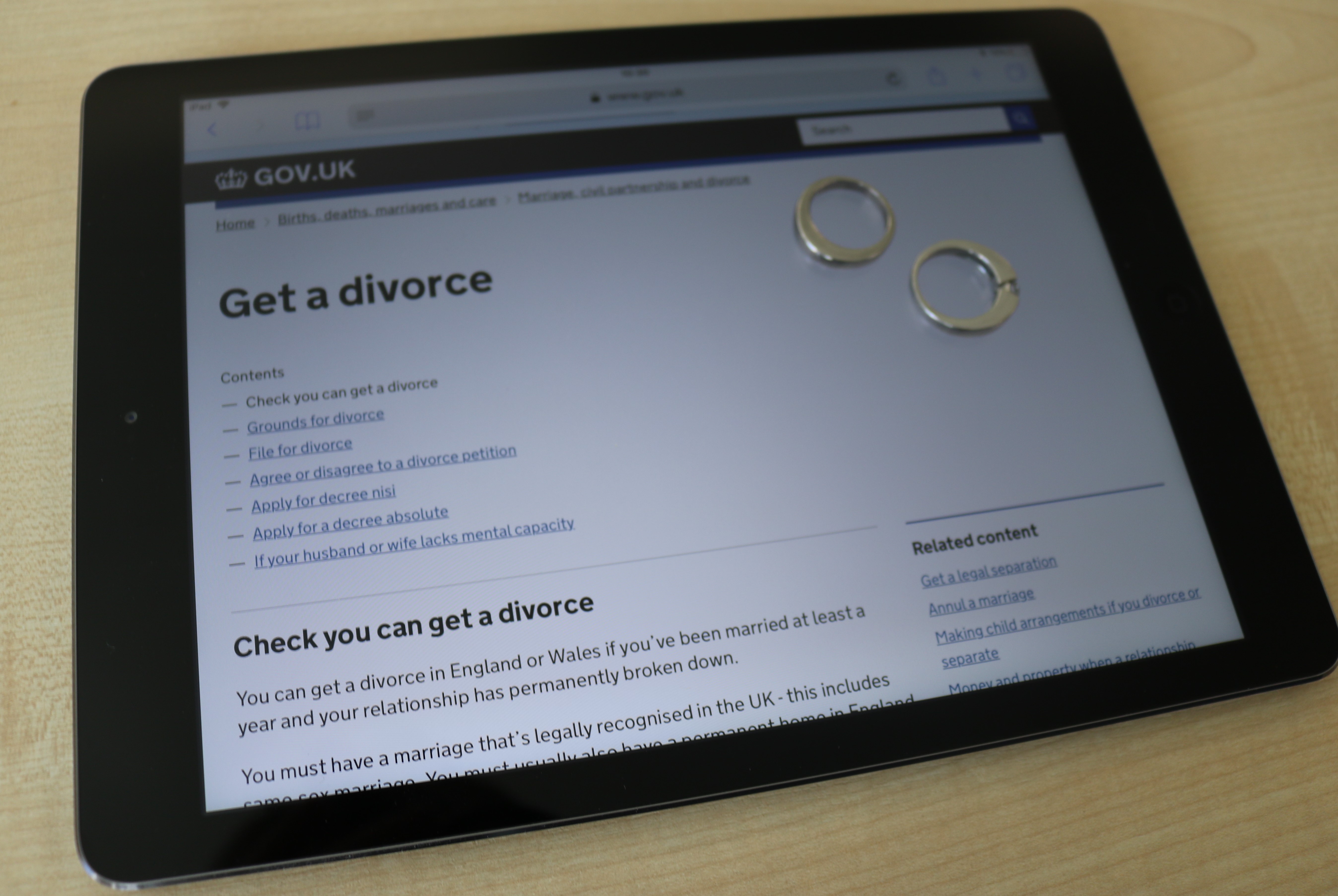 Online divorce application national rollout will be just the beginning