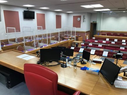 leeds courtroom bereaved stenography 2020s tiro