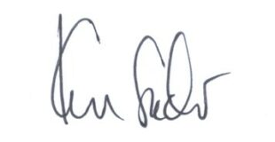 Signature of Kevin Sadler, HMCTS Acting CEO